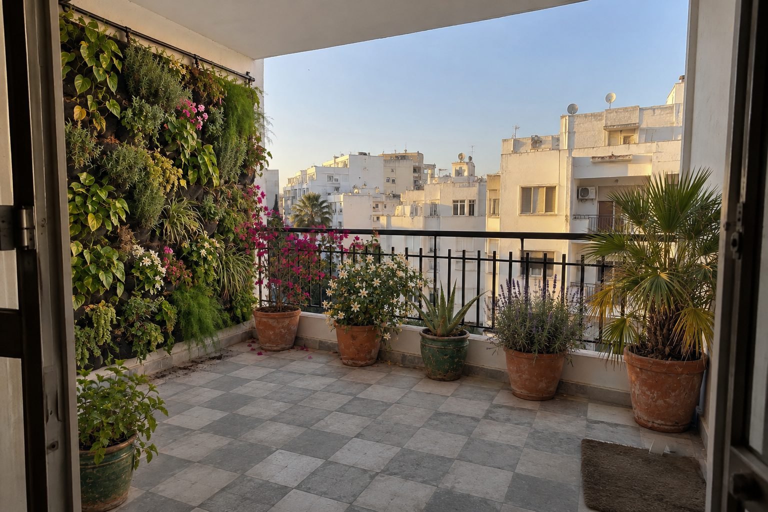 Le même balcon de Casablanca, étape 3 sur 6